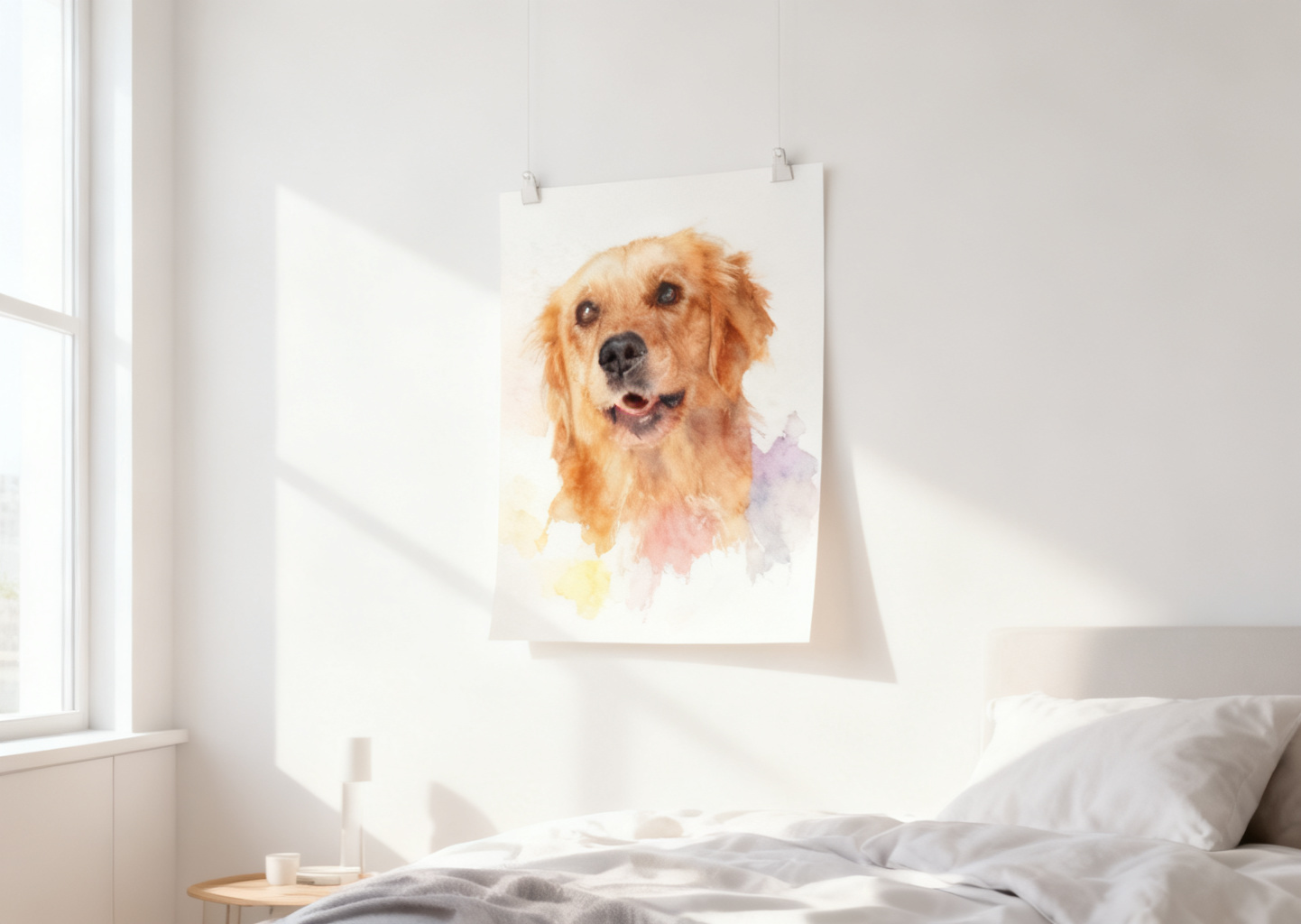 Poster with a personal portrait example